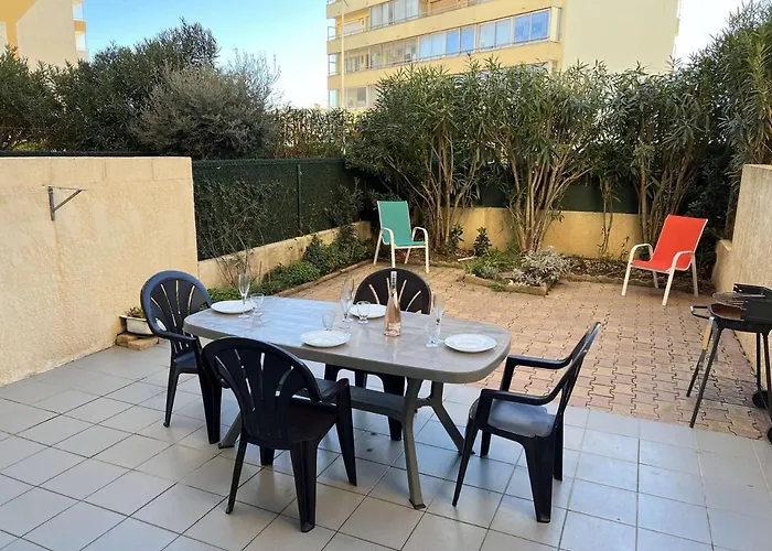 T2 A Avec Terrasse, Parking Prive, 4 Pers., Proche Et Commerces - Fr-1-701-19 * Valras-Plage